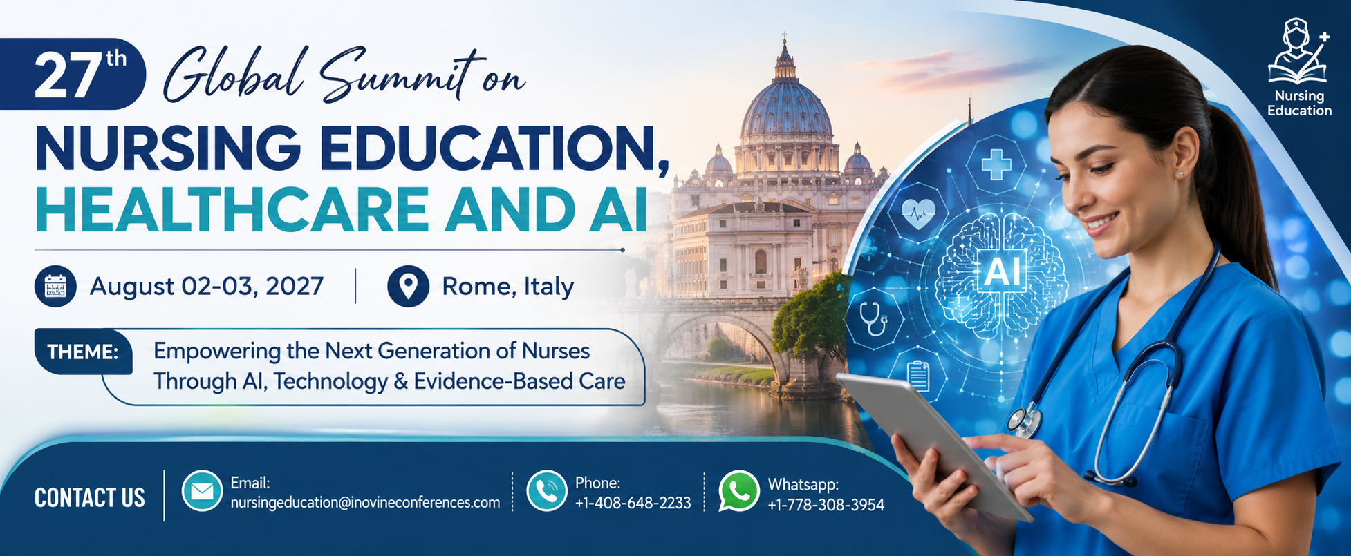 Global Summit On Nursing Education Healthcare And AI