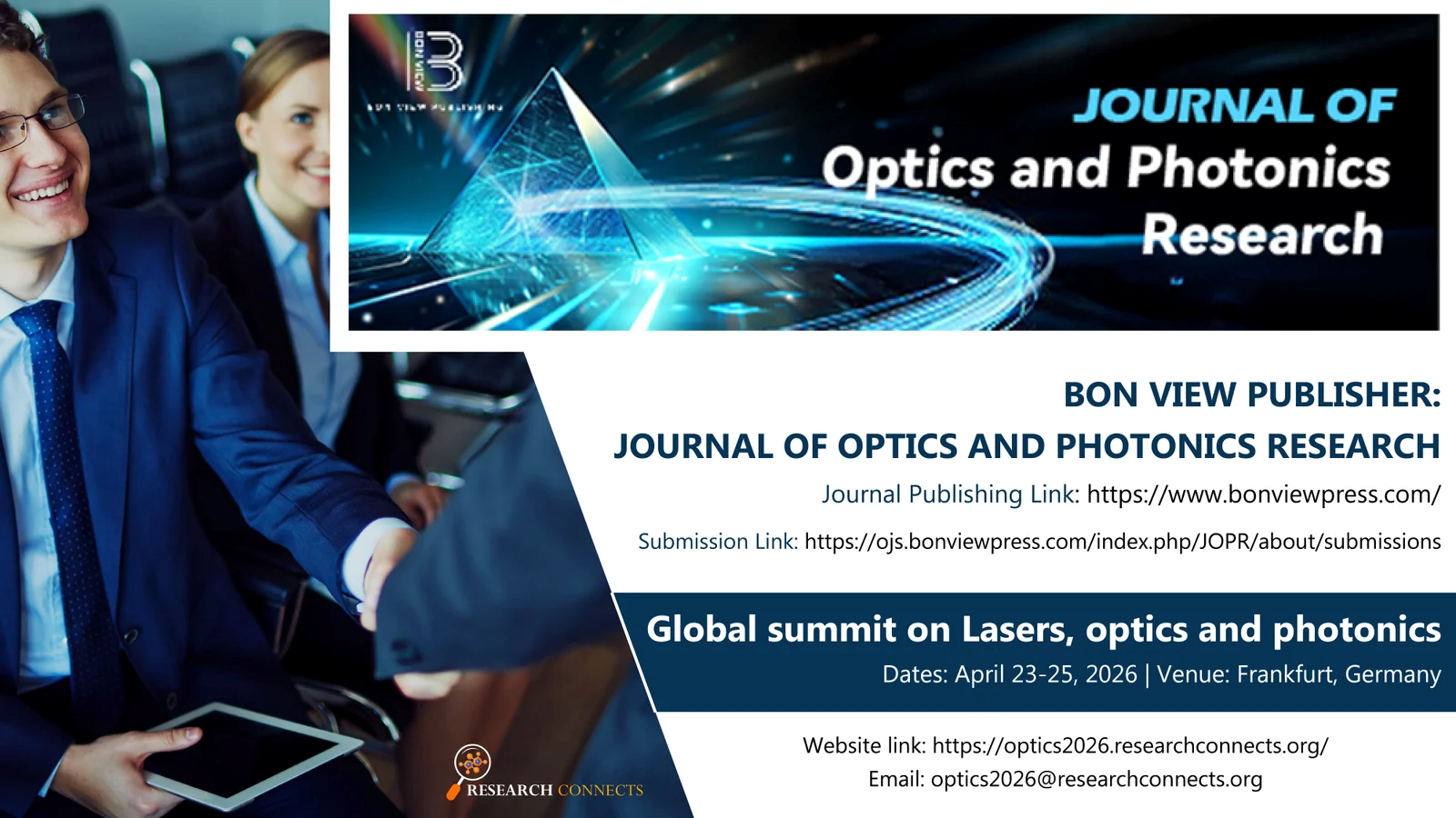 Global Summit on Lasers, optics and photonics
