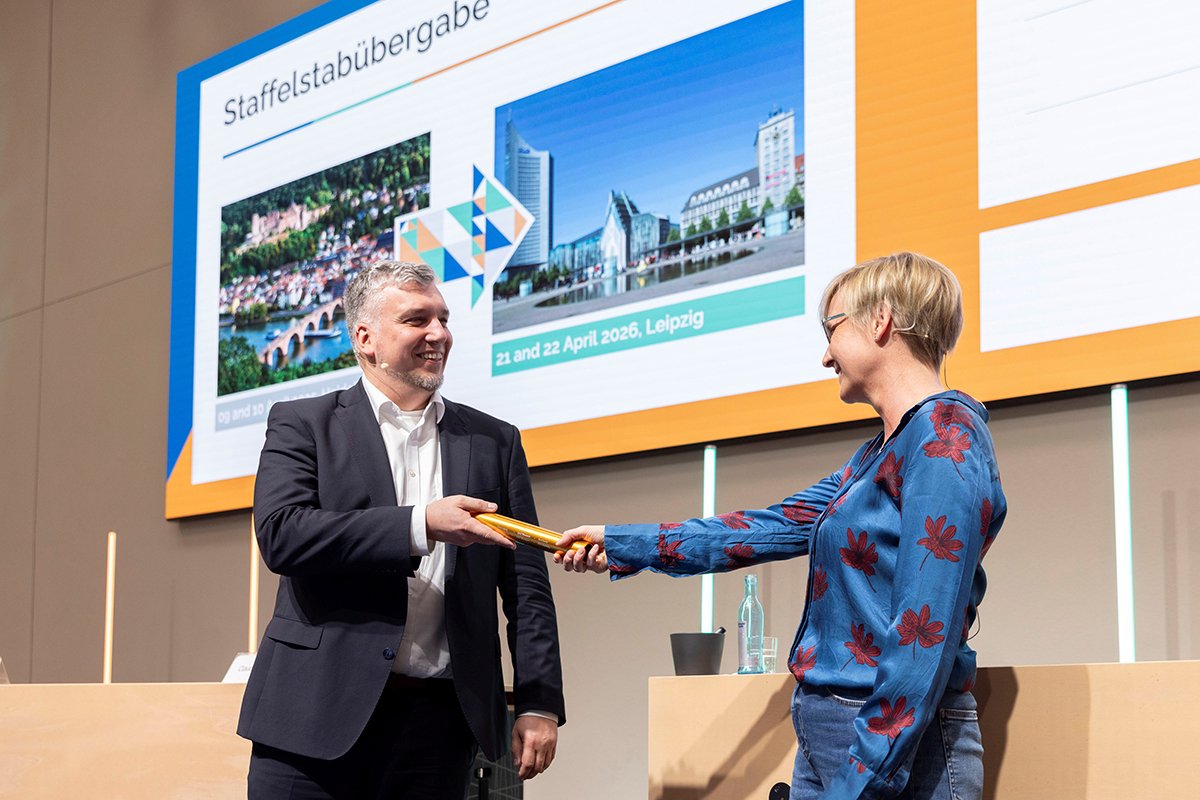Staffelstabübergabe DBT 2026